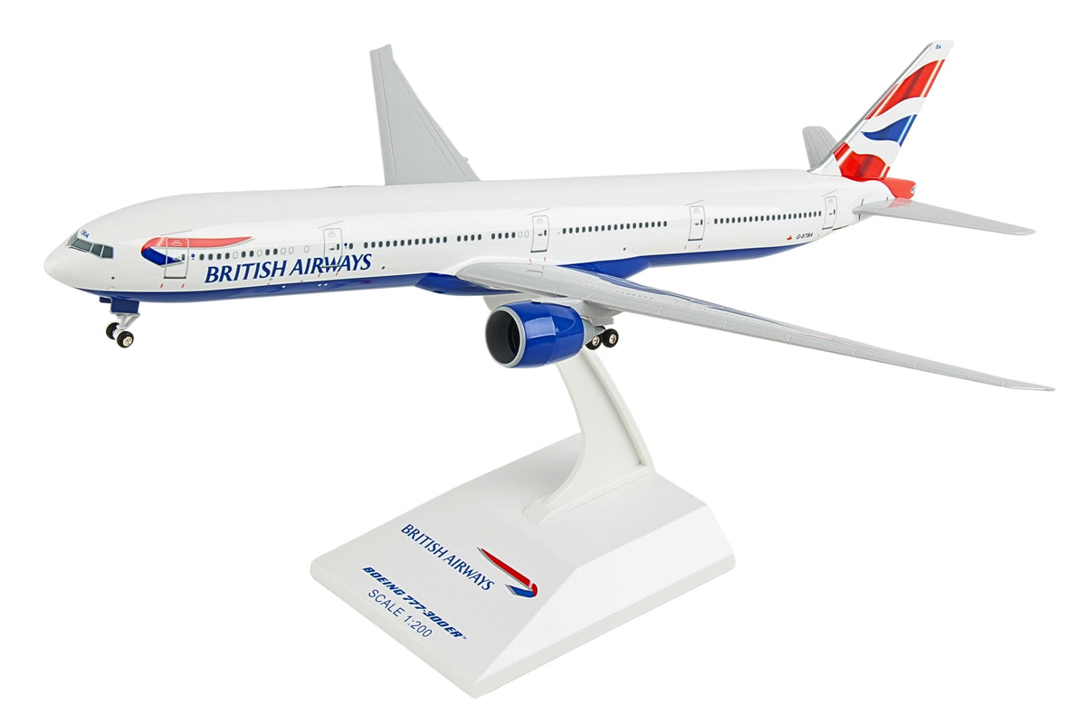 SKYMARKS BRITISH 777-300ER 1/200 W/GEAR REG G-STBA The Airplane Shop.