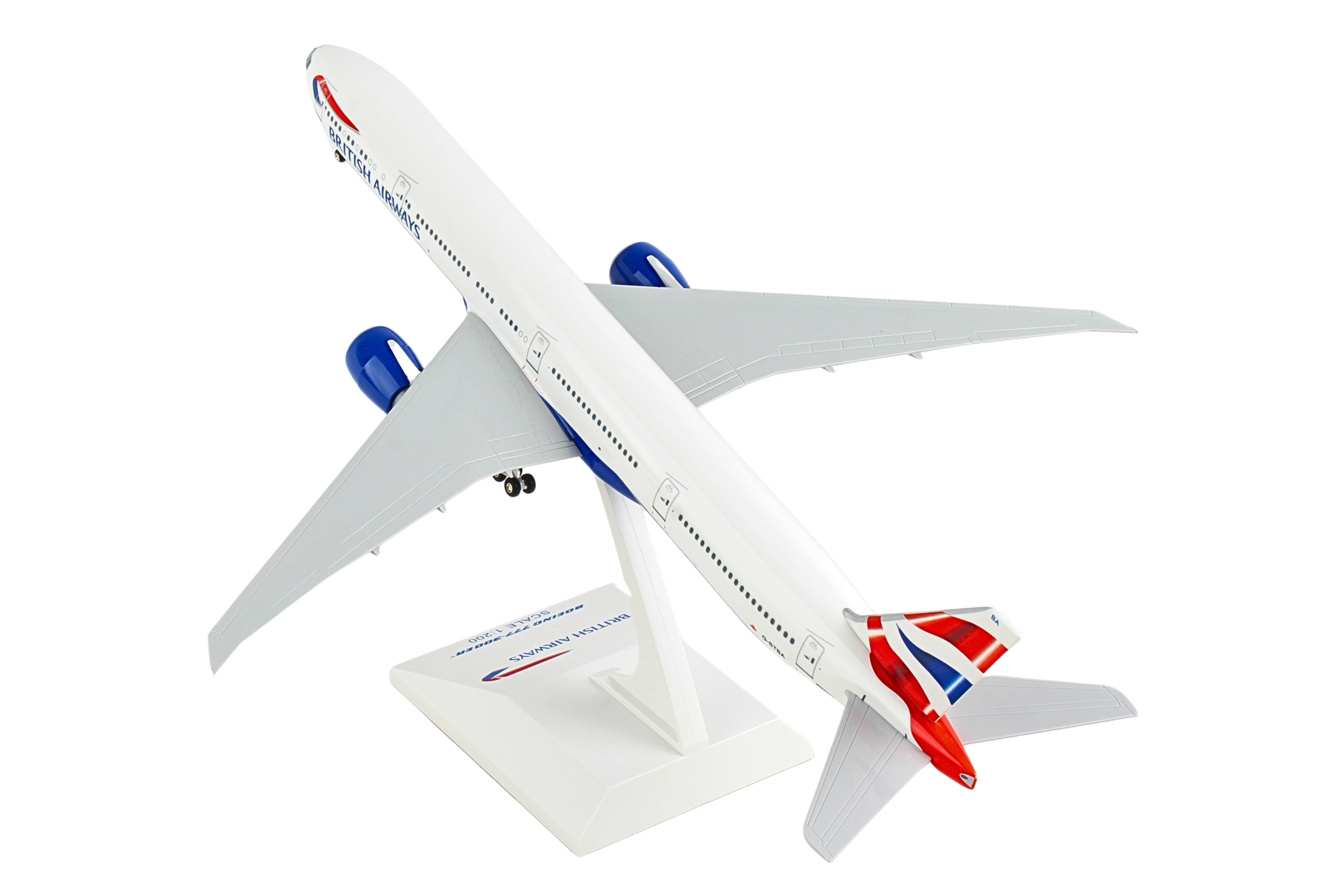 SKYMARKS BRITISH 777-300ER 1/200 W/GEAR REG G-STBA