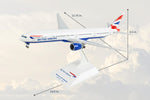 SKYMARKS BRITISH 777-300ER 1/200 W/GEAR REG G-STBA The Airplane Shop.