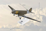 SKYMARKS C-47 1/80 STOY HORA (**) The Airplane Shop.