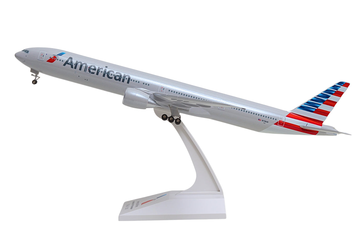 SKYMARKS AMERICAN 777-300 1/200 W/GEAR NEW LIVERY The Airplane Shop.