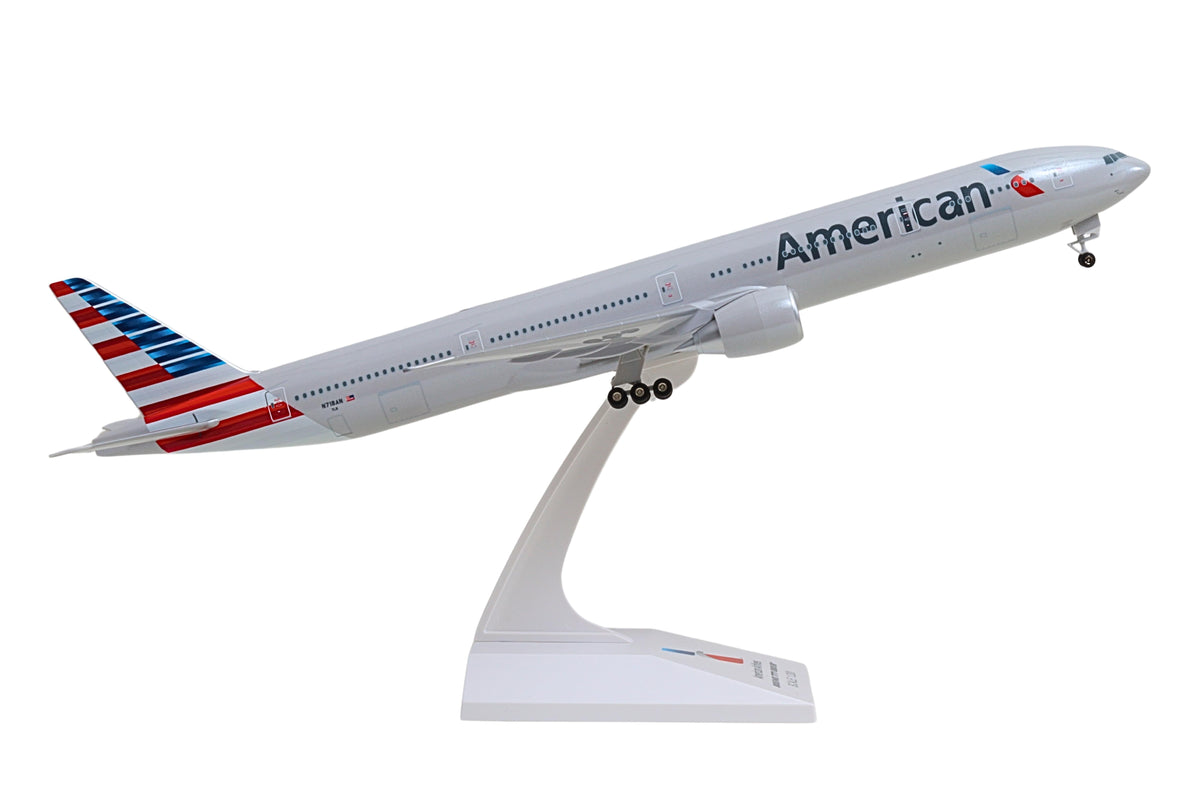 SKYMARKS AMERICAN 777-300 1/200 W/GEAR NEW LIVERY The Airplane Shop.