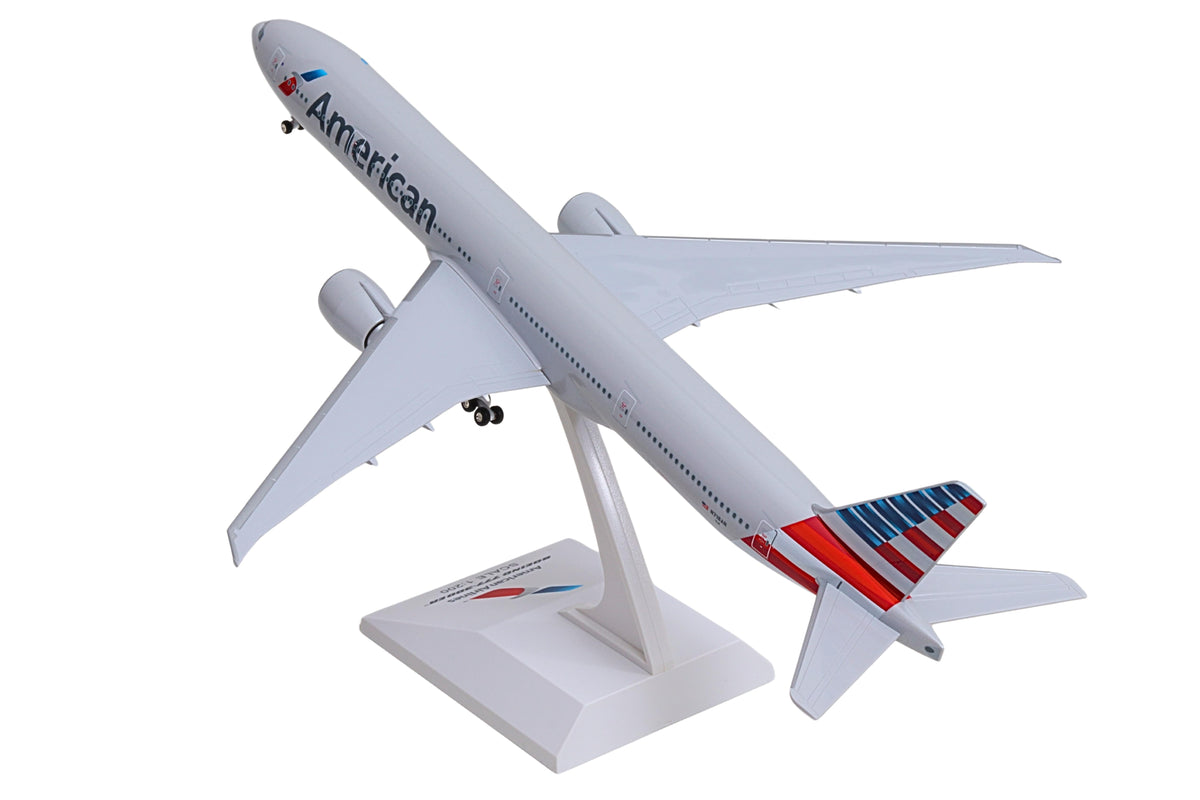 SKYMARKS AMERICAN 777-300 1/200 W/GEAR NEW LIVERY The Airplane Shop.
