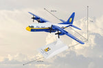 SKYMARKS USMC BLUE ANGELS C-130 1/150 The Airplane Shop.