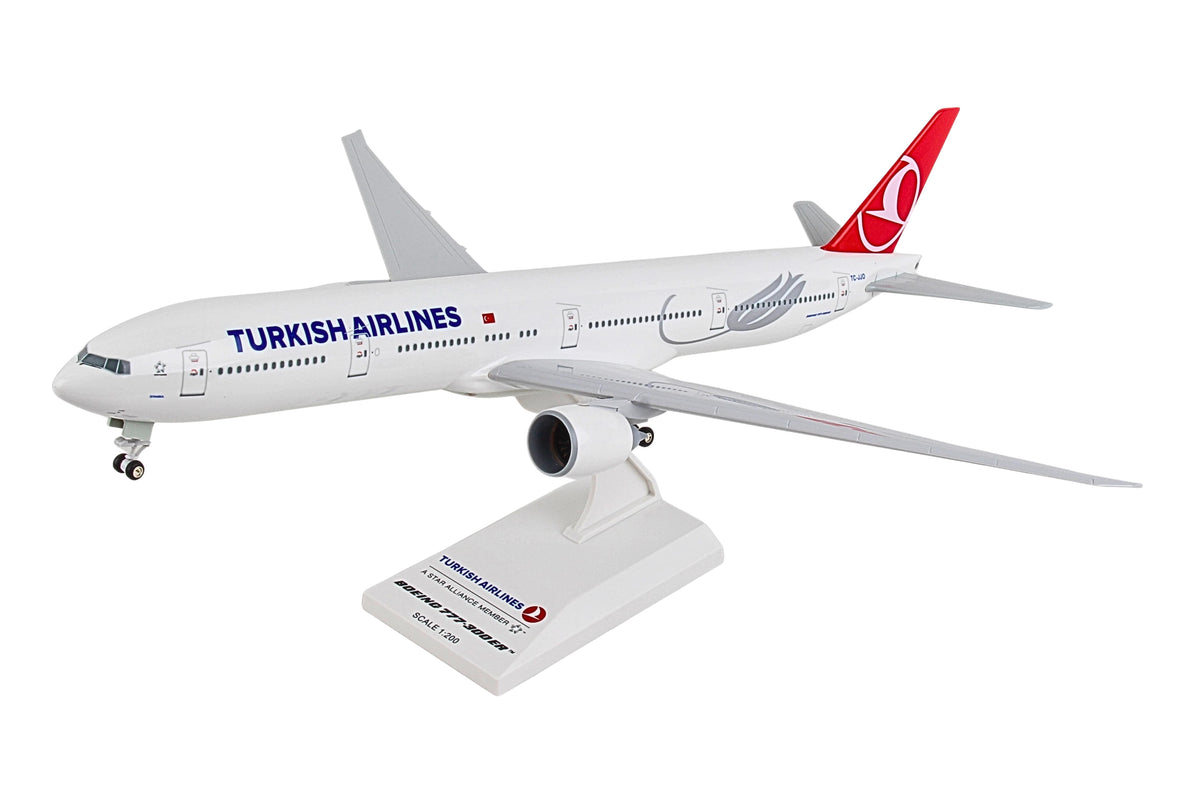 SKYMARKS TURKISH 777-300ER 1/200 W/GEAR The Airplane Shop.