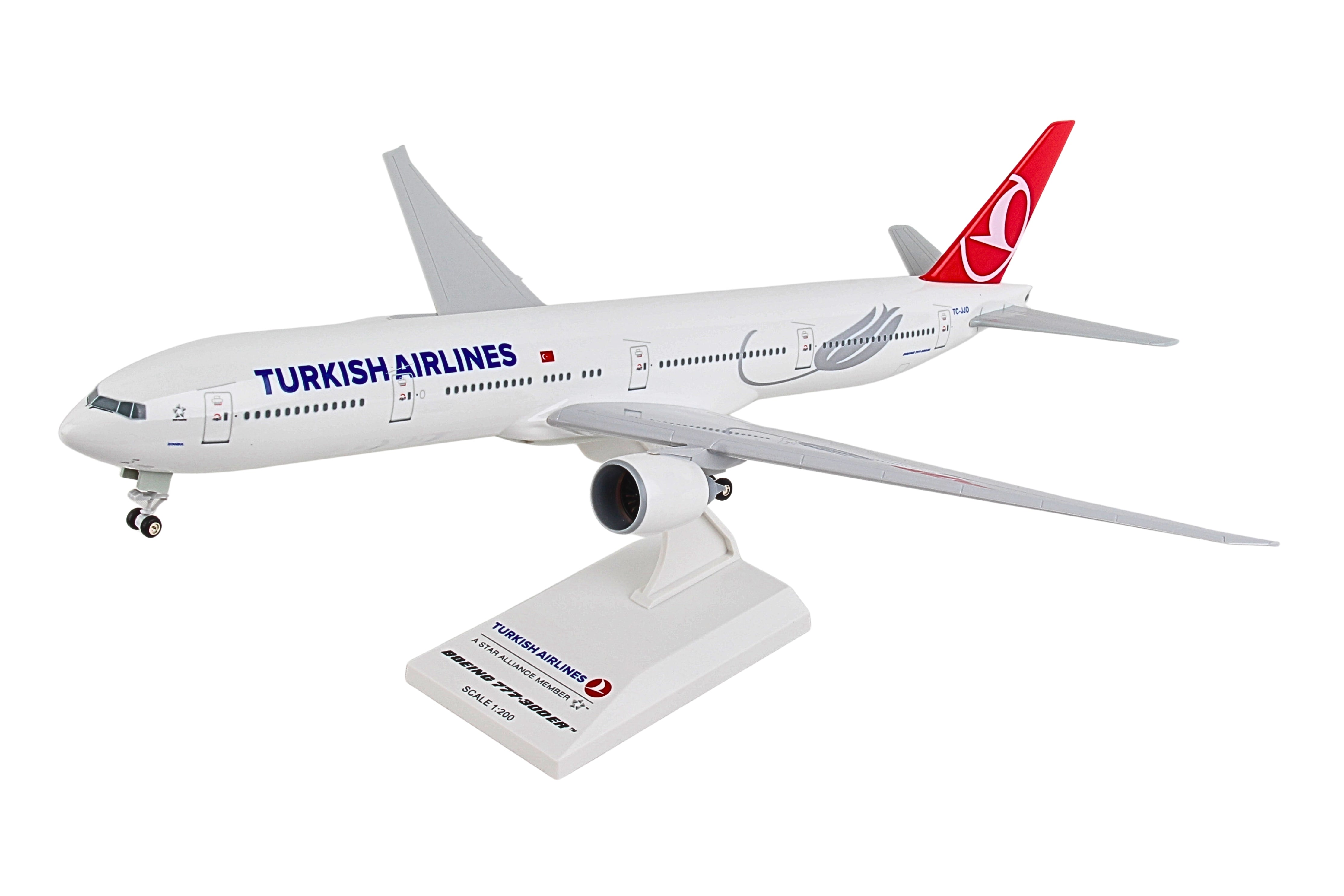 SKYMARKS TURKISH 777-300ER 1/200 W/GEAR