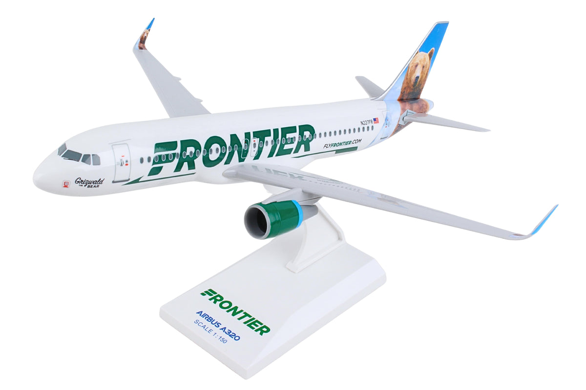 SKYMARKS FRONTIER A320 1/150 W/SHARKLETS GRIZWALD THE BEAR The Airplane Shop.
