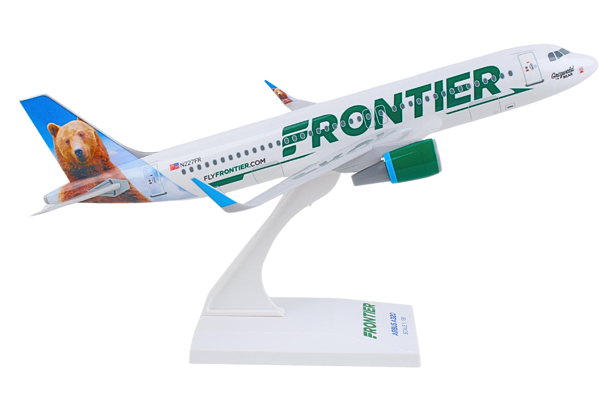 SKYMARKS FRONTIER A320 1/150 W/SHARKLETS GRIZWALD THE BEAR The Airplane Shop.