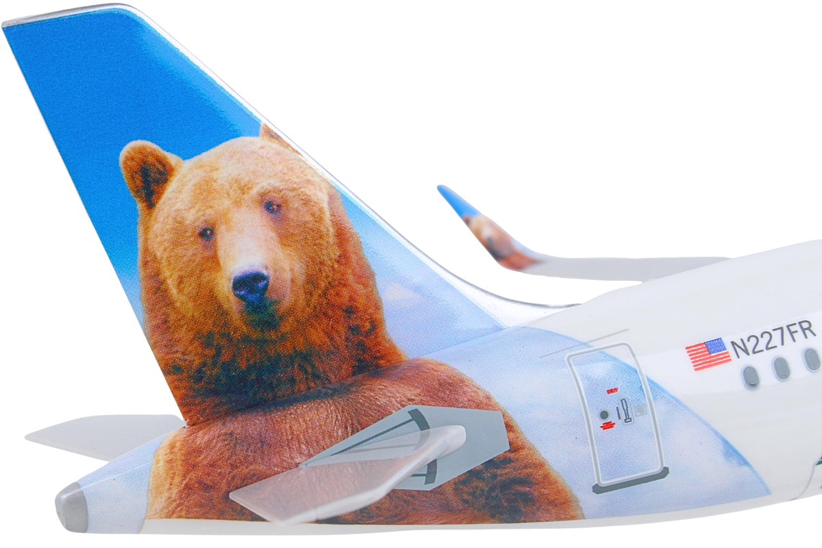 SKYMARKS FRONTIER A320 1/150 W/SHARKLETS GRIZWALD THE BEAR The Airplane Shop.