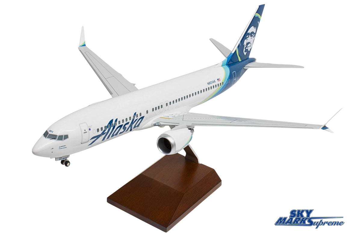 SKYMARKS ALASKA 737MAX8 1/100 The Airplane Shop.