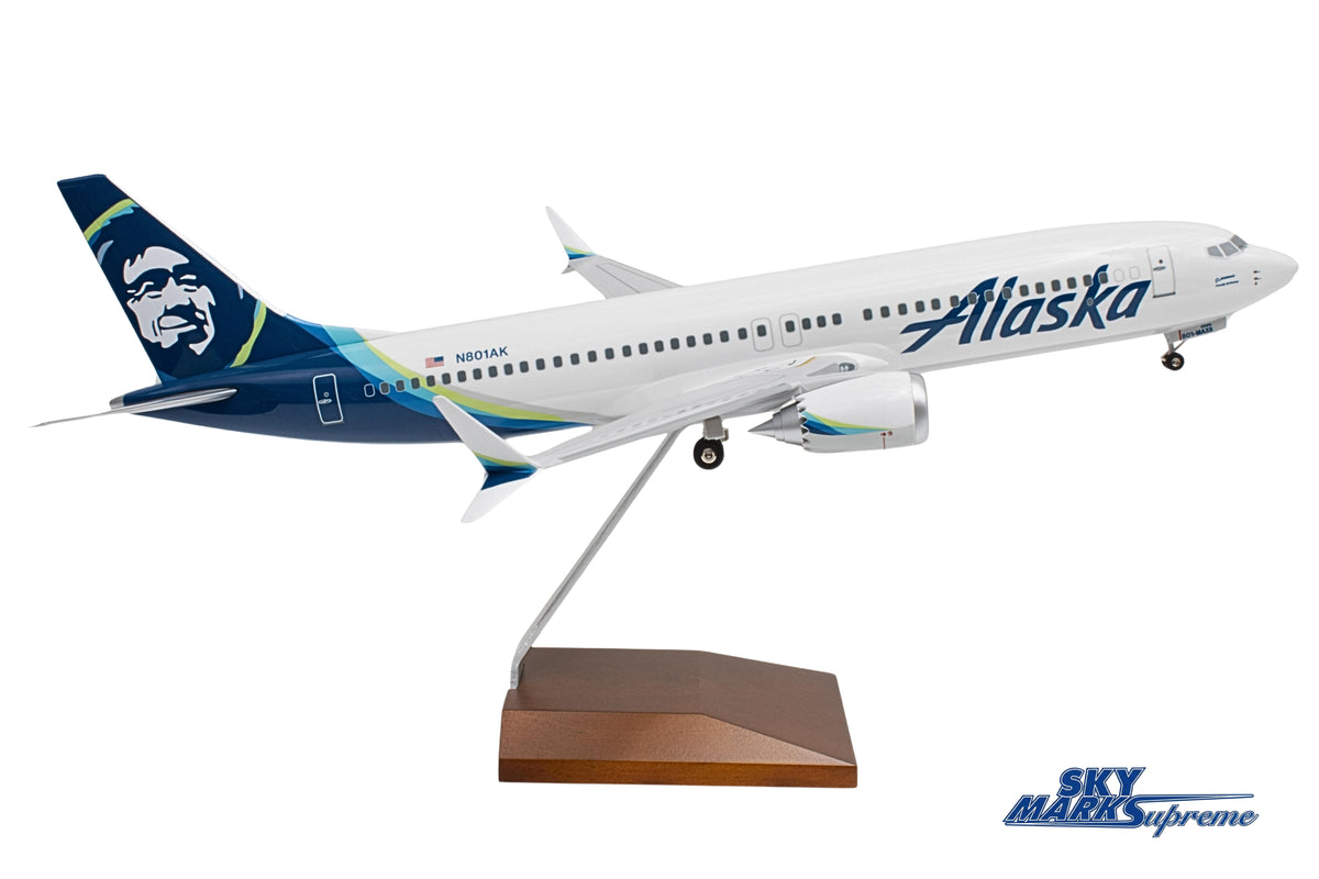 SKYMARKS ALASKA 737MAX8 1/100 The Airplane Shop.