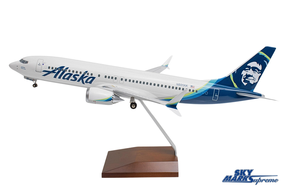 SKYMARKS ALASKA 737MAX8 1/100 The Airplane Shop.