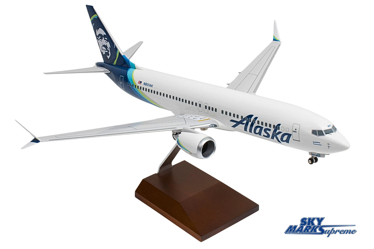 SKYMARKS ALASKA 737MAX8 1/100 The Airplane Shop.