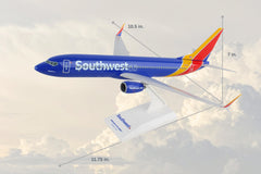 SKYMARKS SOUTHWEST 737-800 1/130 HEART ONE The Airplane Shop.