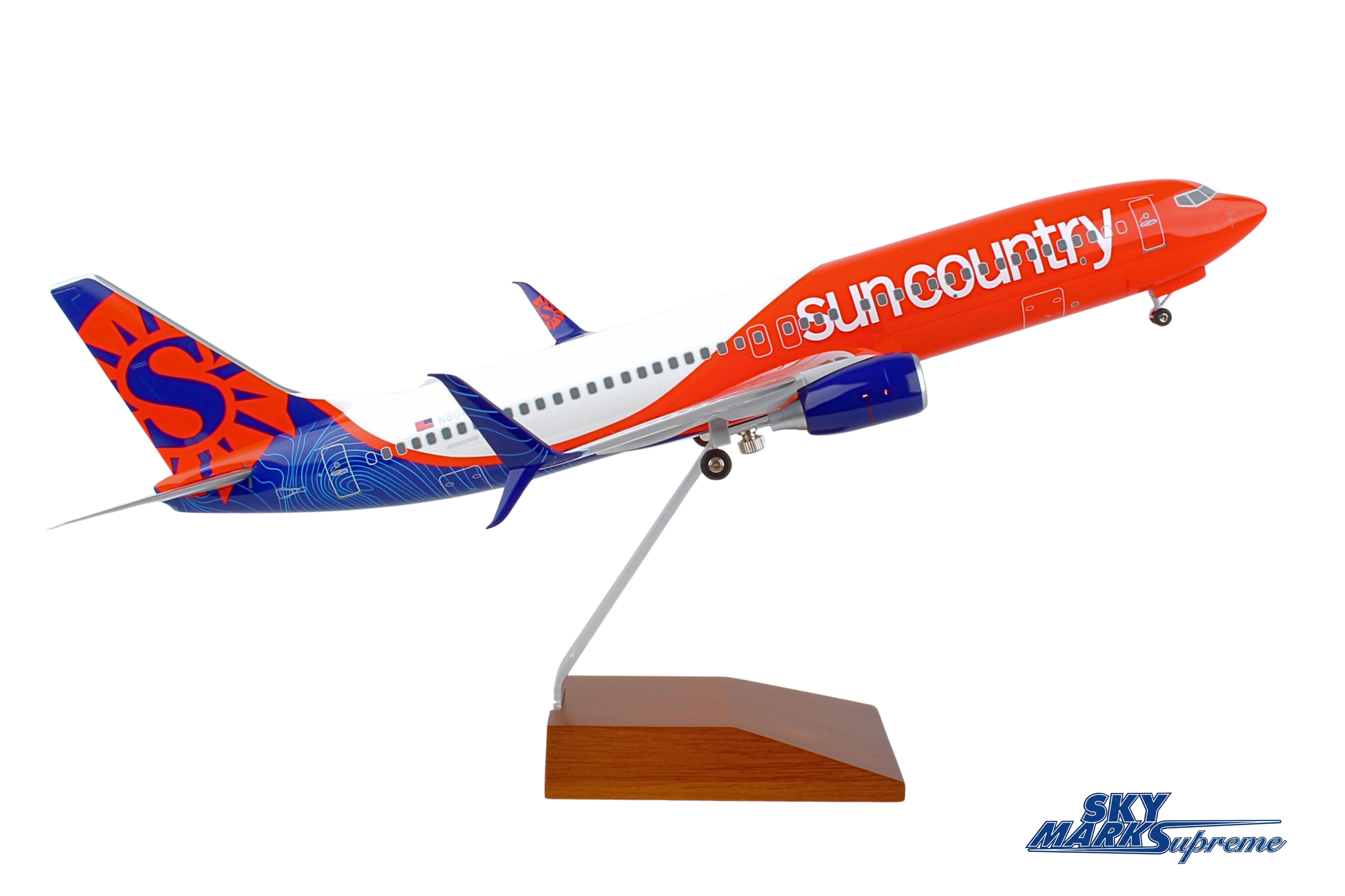 SKYMARKS SUN COUNTRY 737-800 1/100 W/GEAR & STAND (**) | The