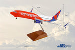 SKYMARKS SUN COUNTRY 737-800 1/100 W/GEAR & STAND (**) The Airplane Shop.