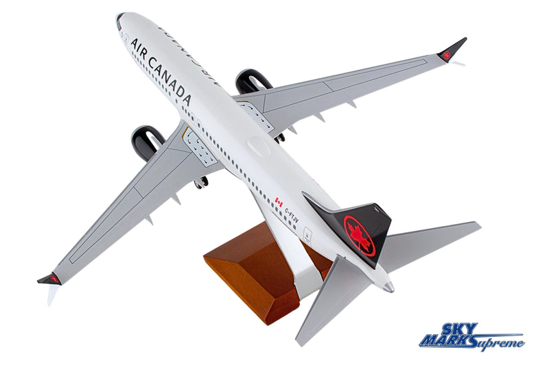 SKYMARKS AIR CANADA 737MAX8 1/100 W/WOOD STAND & GEAR The Airplane Shop.