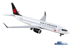 SKYMARKS AIR CANADA 737MAX8 1/100 W/WOOD STAND & GEAR The Airplane Shop.