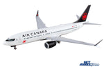 SKYMARKS AIR CANADA 737MAX8 1/100 W/WOOD STAND & GEAR The Airplane Shop.