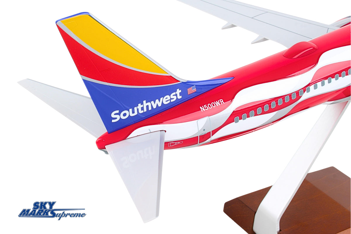 SKYMARKS SOUTHWEST 737-800 1/100 FREEDOM ONE W/WOOD STAND&GE The Airplane Shop.