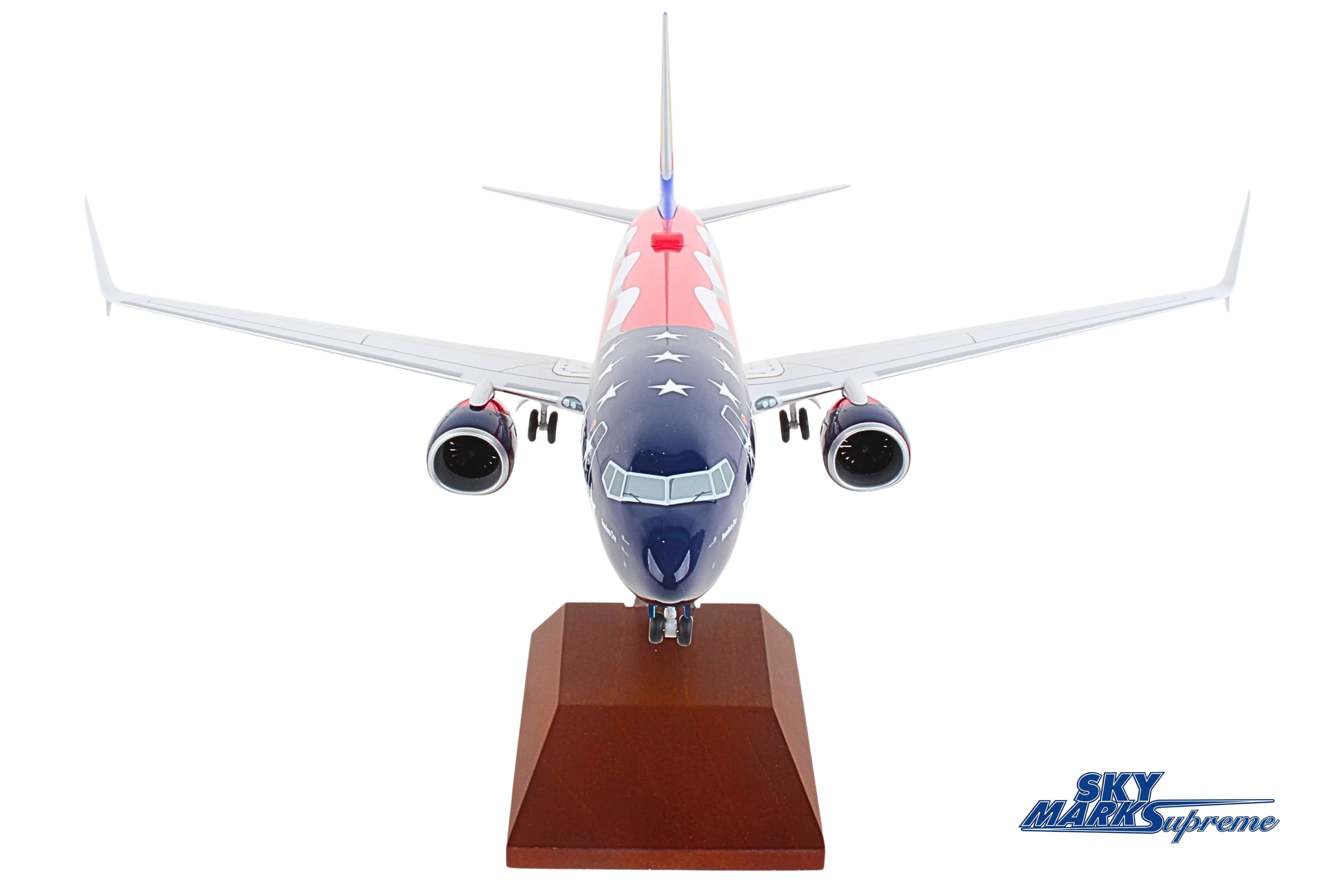 SKYMARKS SOUTHWEST 737-800 1/100 FREEDOM ONE W/WOOD STAND&GE The Airplane Shop.