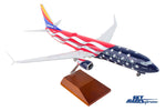 SKYMARKS SOUTHWEST 737-800 1/100 FREEDOM ONE W/WOOD STAND&GE The Airplane Shop.
