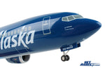 SKYMARKS ALASKA 737MAX9 1/100 ORCA W/WOOD STAND & GEAR The Airplane Shop.