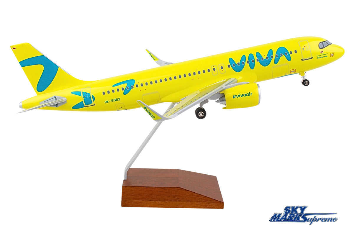 SKYMARKS VIVA A320NEO 1/100 YELLOW (**) The Airplane Shop.