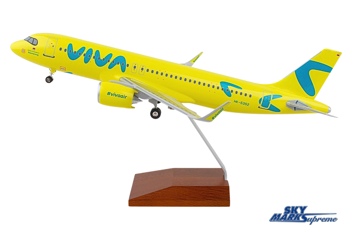 SKYMARKS VIVA A320NEO 1/100 YELLOW (**) The Airplane Shop.