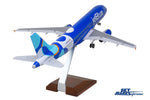 SKYMARKS JETBLUE A320 1/100 SPOTLIGHT W/WOOD STAND & GEAR The Airplane Shop.