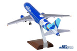 SKYMARKS JETBLUE A320 1/100 SPOTLIGHT W/WOOD STAND & GEAR The Airplane Shop.
