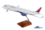 SKYMARKS DELTA A321 1/100 W/WOOD STAND & GEAR The Airplane Shop.