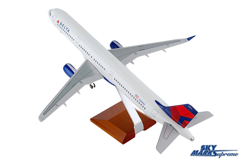 SKYMARKS DELTA A321 1/100 W/WOOD STAND & GEAR The Airplane Shop.