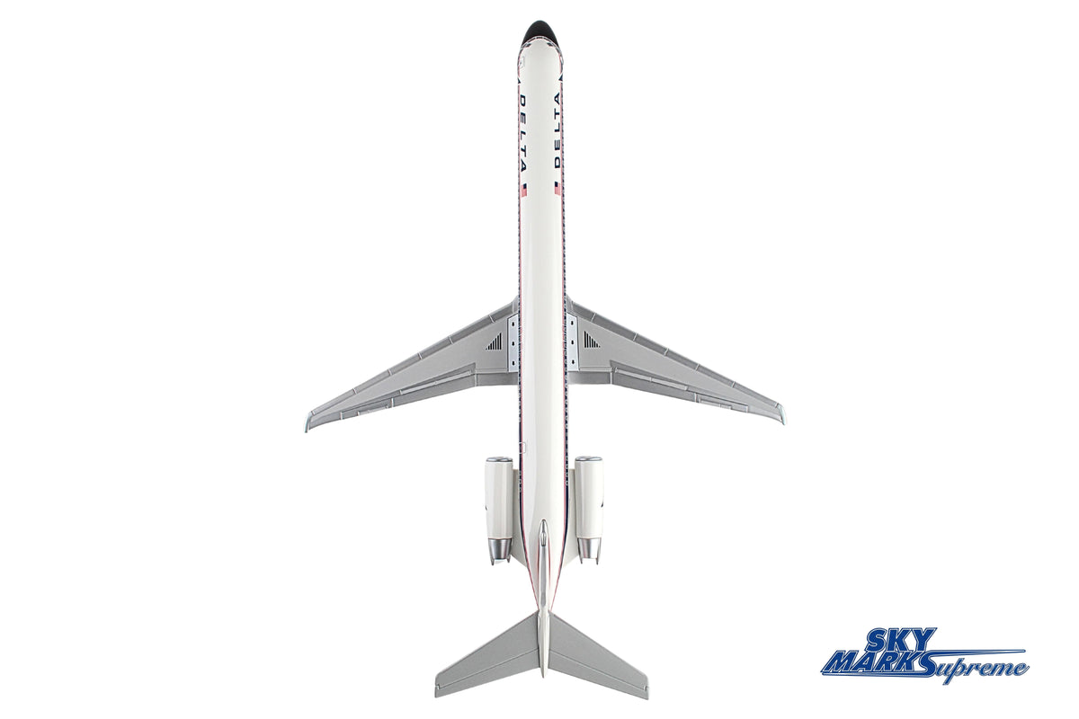 SKYMARKS DELTA MD-80 1/100 WIDGET LIVERY W/WOOD STAND & GEAR The Airplane Shop.