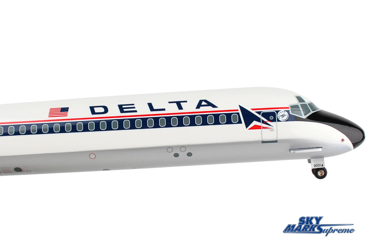 SKYMARKS DELTA MD-80 1/100 WIDGET LIVERY W/WOOD STAND & GEAR The Airplane Shop.