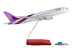 SKYMARKS THAI 787-8 1/100 W/WOOD STAND & GEAR (**) The Airplane Shop.