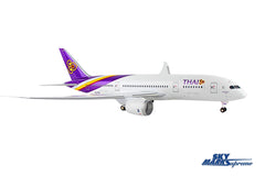 SKYMARKS THAI 787-8 1/100 W/WOOD STAND & GEAR (**) The Airplane Shop.