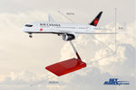 SKYMARKS AIR CANADA 787-8 1/100 W/WOOD STAND & GEAR NEW LIVE The Airplane Shop.