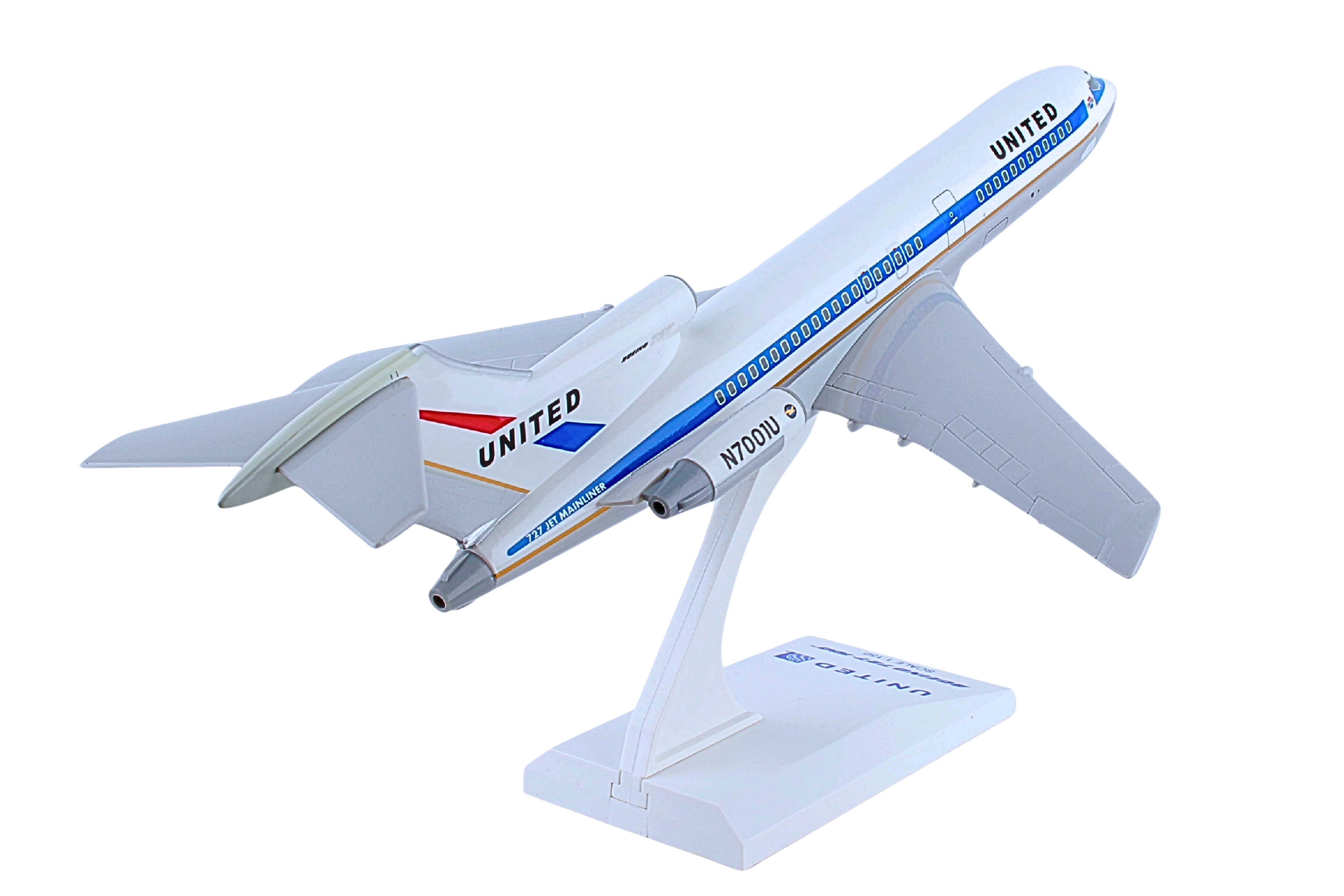 SKYMARKS UNITED 727-100 1/150 MUSEUM OF FLIGHT The Airplane Shop.