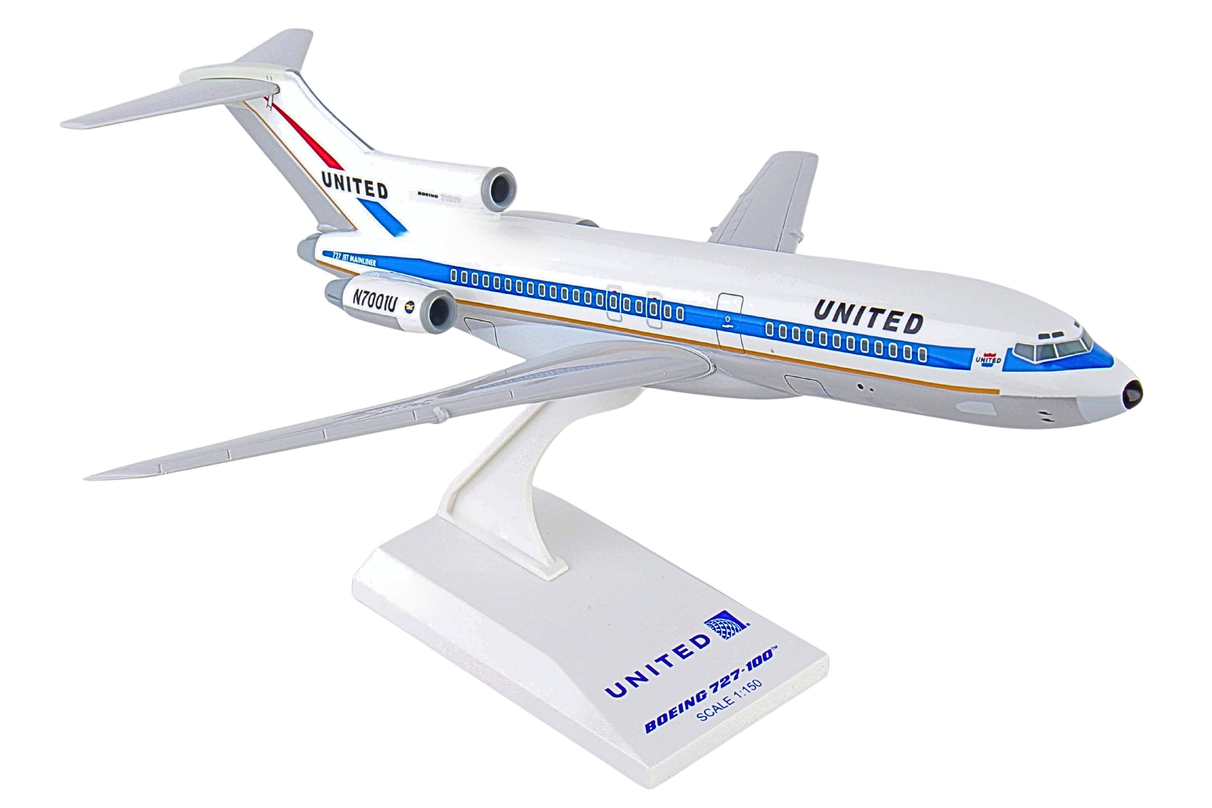 SKYMARKS UNITED 727-100 1/150 MUSEUM OF FLIGHT