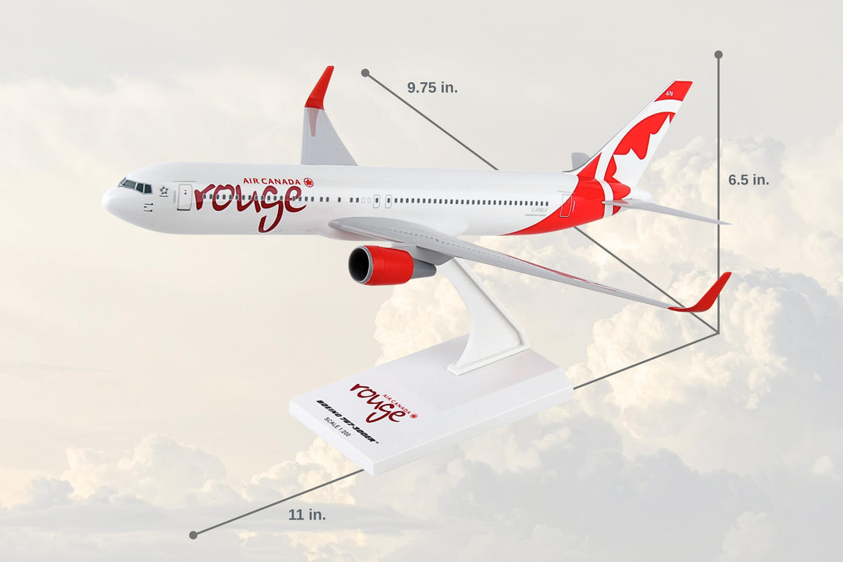 SKYMARKS AIR CANADA ROUGE 767-300 1/200 The Airplane Shop.