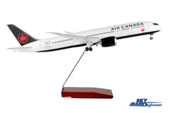 SKYMARKS AIR CANADA 787-9 1/100 W/WOOD STAND & GEAR The Airplane Shop.
