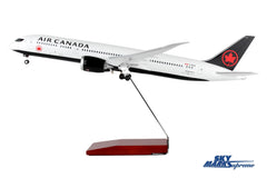 SKYMARKS AIR CANADA 787-9 1/100 W/WOOD STAND & GEAR The Airplane Shop.