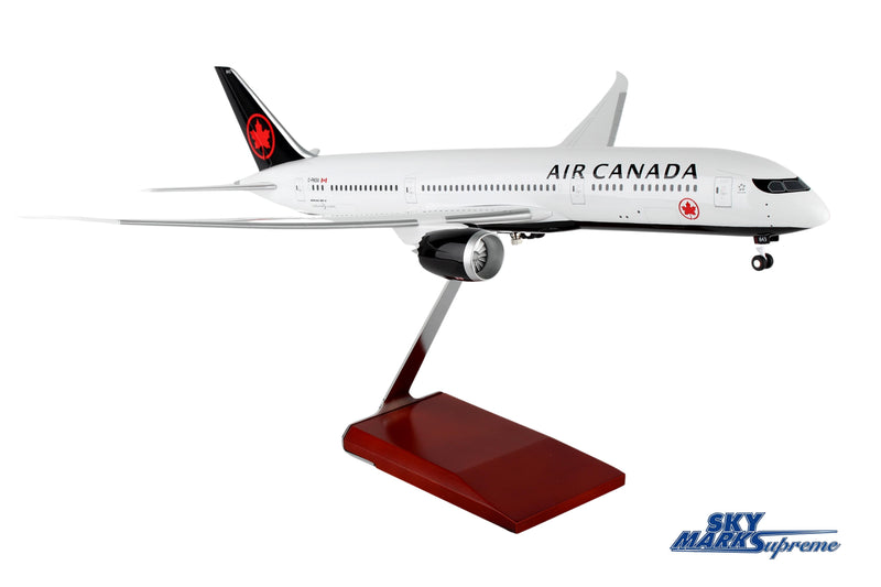 SKYMARKS AIR CANADA 787-9 1/100 W/WOOD STAND & GEAR The Airplane Shop.