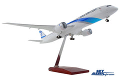 SKYMARKS EL AL 787-9 1/100 W/WOOD STAND & GEAR The Airplane Shop.