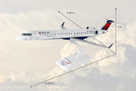 SKYMARKS DELTA CRJ900 1/100 ENDEAVOR AIR N349PQ The Airplane Shop.