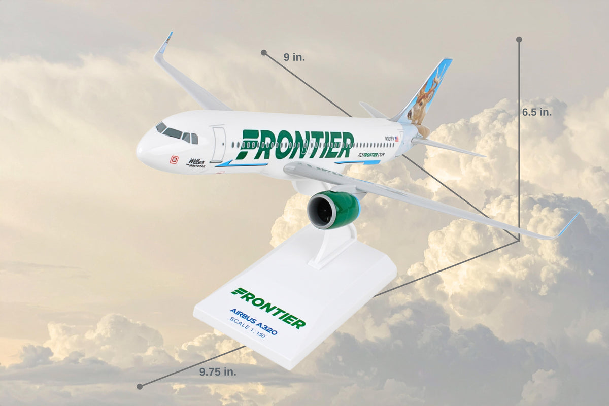 SKYMARKS FRONTIER A320NEO 1/150 WILBUR WHITETAIL The Airplane Shop.