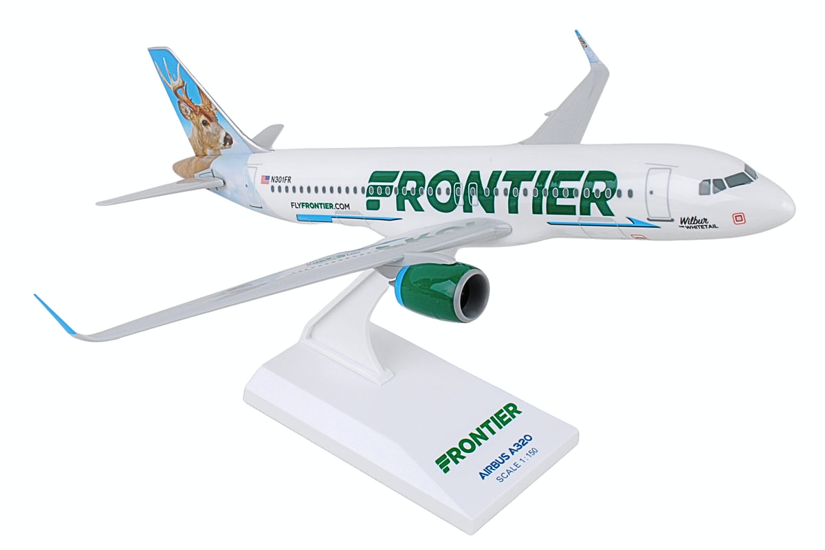 SKYMARKS FRONTIER A320NEO 1/150 WILBUR WHITETAIL The Airplane Shop.