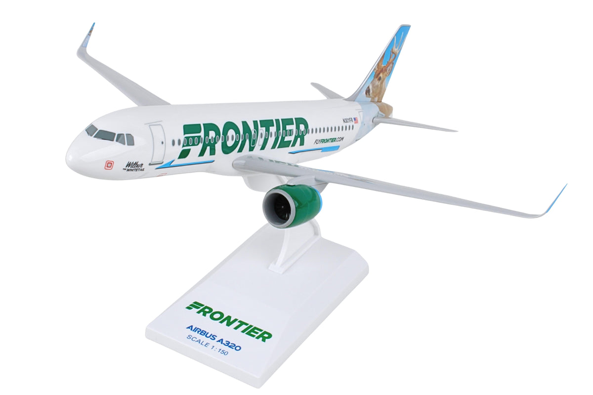 SKYMARKS FRONTIER A320NEO 1/150 WILBUR WHITETAIL The Airplane Shop.