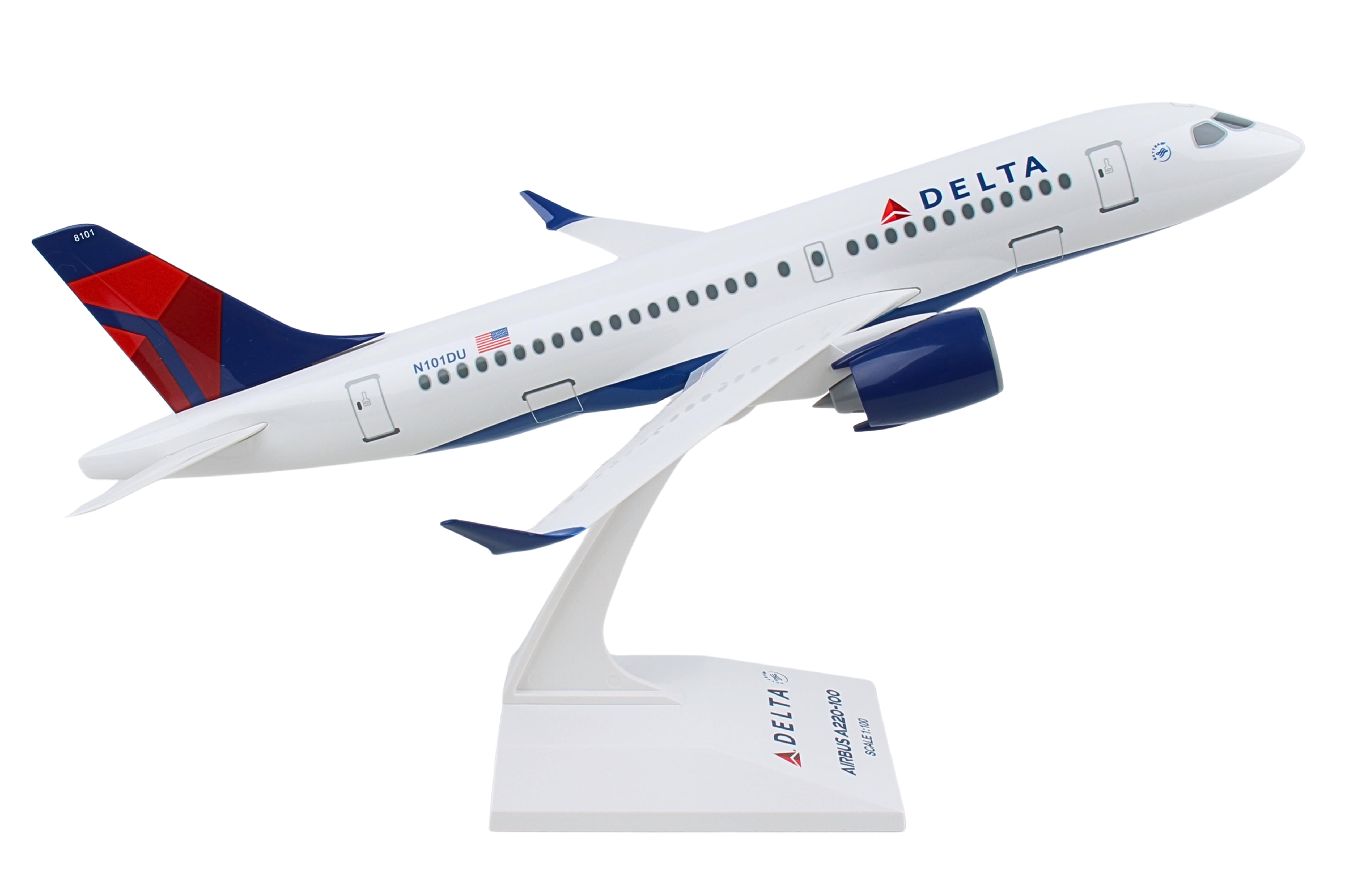 SKYMARKS DELTA A220-100 1/100 The Airplane Shop.